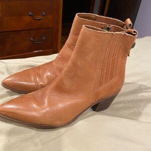 Women's Tan Ankle Boots
